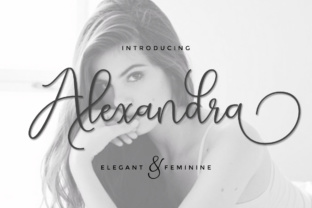 Alexandra Script Font for Handmade Branding and Labels