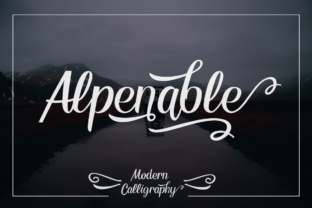 Alpenable Font Review: Elevating Small Business Branding