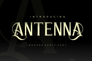 Antenna Font Review for Modern Editorial Design