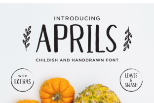 Aprils: A Charming Hand-Drawn Font for Web Design