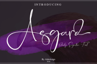 Asgard Font: Signature Script for Digital Branding