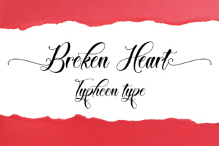 Broken Heart Font for Elegant Editorial Design