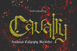 Cavalry Font: Rustic Blackletter for Heritage Branding
