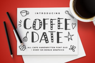 Coffee Date Font: A Handwritten Typeface for Small Business Branding