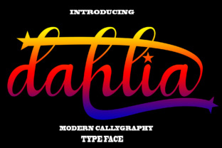 Dahlia Font: Modern Calligraphy for Editorial Design