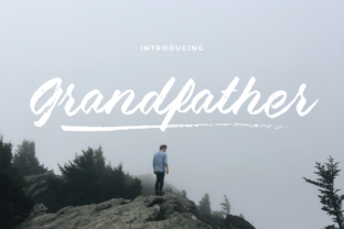 Discover the Elegance of Grandfather: A Handwritten Script Font