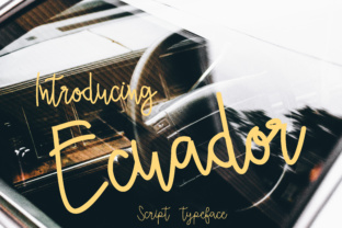 Ecuador Font: Casual Script for Modern Web Design