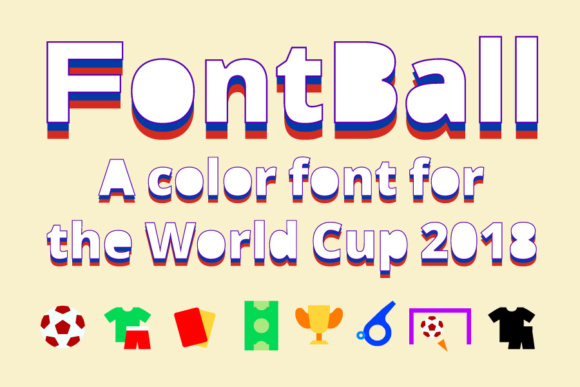 FontBall: A Festive Color Font for Craft Projects