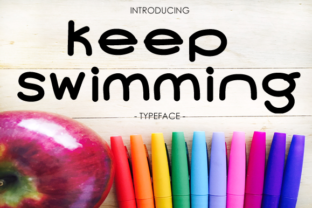 Keep Swimming Font: Bold Headlines for Playful Branding