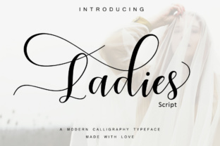 Ladies Font: Modern Calligraphy for Editorial Design