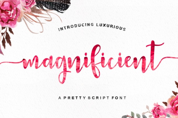 Magnificient Font Review for Romantic Maker Projects