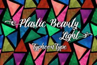 Plastic Beauty Light Font Review for Bold Campaign Design
