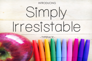 Simply Irresistible Font for Clean Small Business Branding