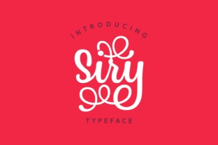 Siry Font Review: A Swirly Script for Editorial Design