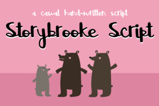 Storybrooke Script Font for Playful Small Business Branding