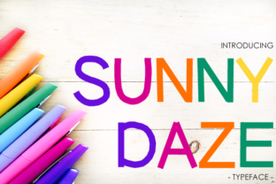 Sunny Daze Font: Casual All Caps Style for Crafters