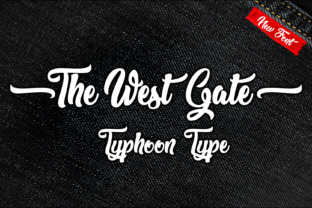 The West Gate Font: A Heavyweight Script for Retro Branding