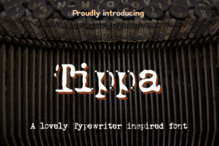 Tippa Font: Retro Slab Serif for Craft Projects