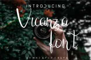 Vicanza Font: Elegant Script for Boutique Branding