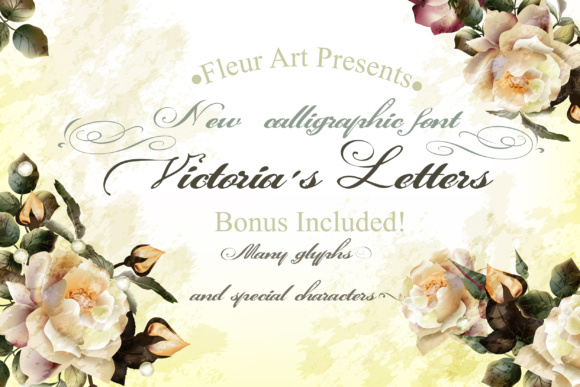 Victoria s Letters Font for Vintage Business Branding