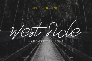West Side Font: Elegant Script for Editorial Design